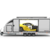 Biltransport Brian James Trailers Race Transporter 6, 3500 kg, 3 axl, lastvikt 2000 kg - Bild 21