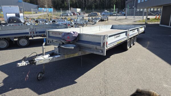 Entreprenadsläp Brian James Cargo Connect 6,0 x2,25 m, 3500 / 2495 kg, beg -21