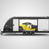 Biltransport Brian James Trailers Race Transporter 6, 3500 kg, 3 axl, lastvikt 2000 kg - Bild 20