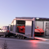 Biltransport Brian James Trailers Race Transporter 6, 3500 kg, 3 axl, lastvikt 2000 kg - Bild 26
