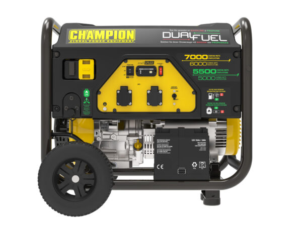 Dual Fuel elverk, 7000 W, Champion, CPG7500E2-DF-EU-SC - Image 4