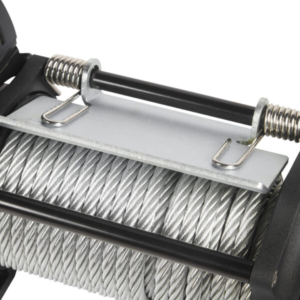 Elvinsch 6577 kg, 24 V, T1000-145 militärstandard, vajer, inkl trådlös fjärr - Bild 9