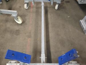Båtvagga på hjul, TK-trailer BUV1250, lastvikt 1250 kg.